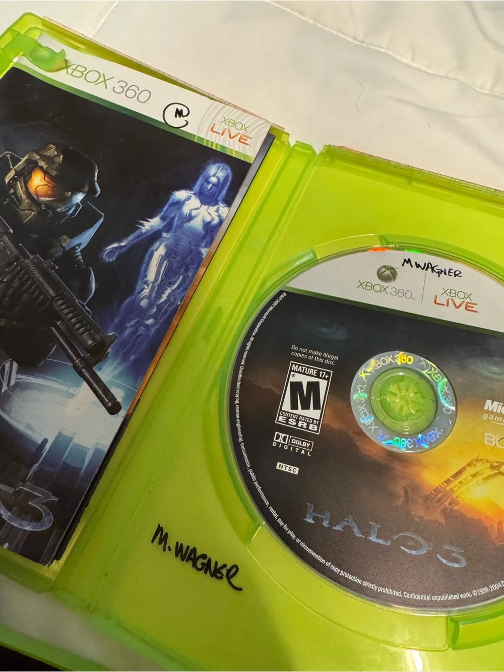 Xbox 360 Halo video game bundle of 4 games